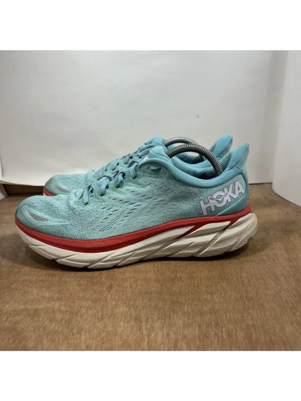 Hoka One One Clifton 8 Women Size 11B Running Shoe Blue